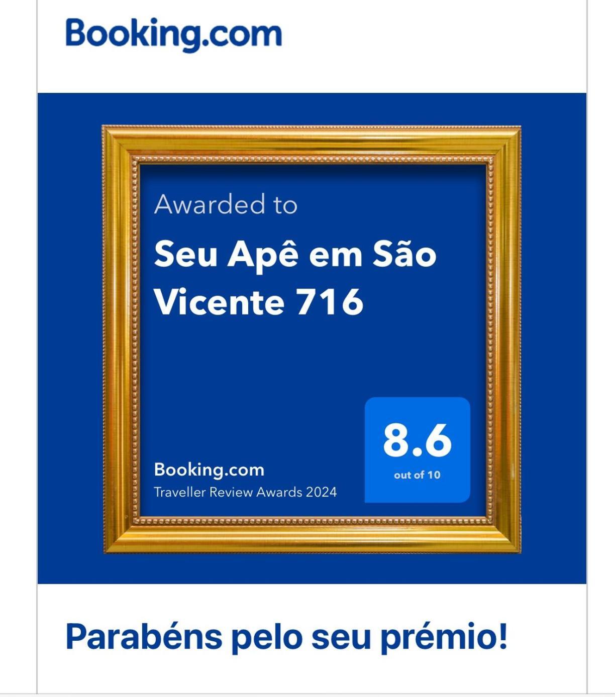 São Vicente Seu Ap Na Praia 아파트 외부 사진