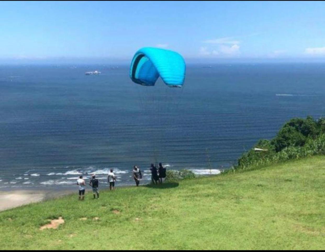São Vicente Seu Ap Na Praia 아파트 외부 사진